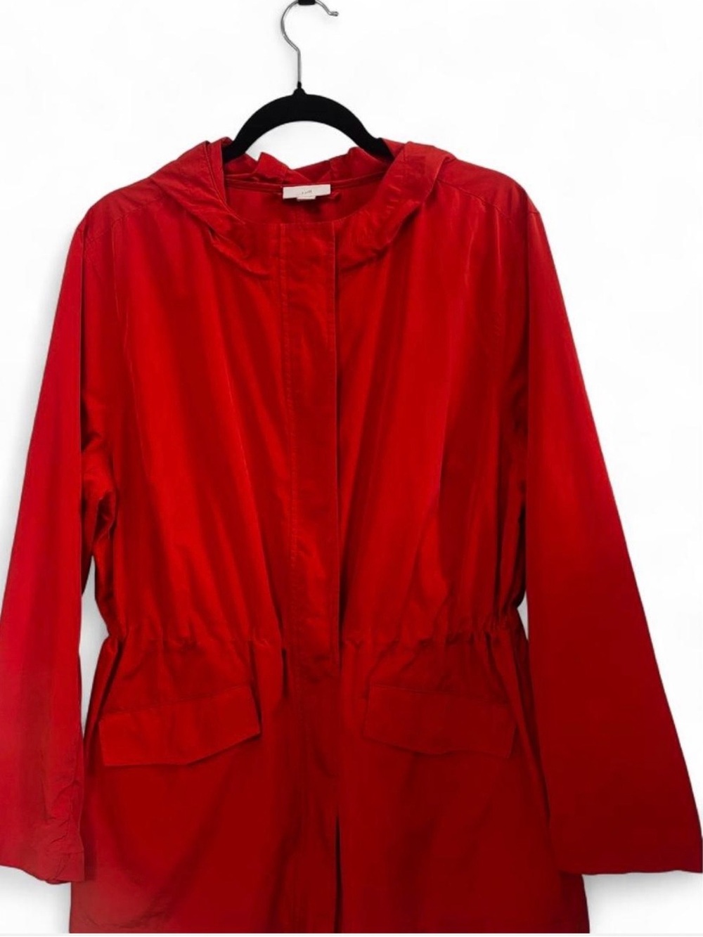 J.Jill Orange Hooded Women’s Jacket